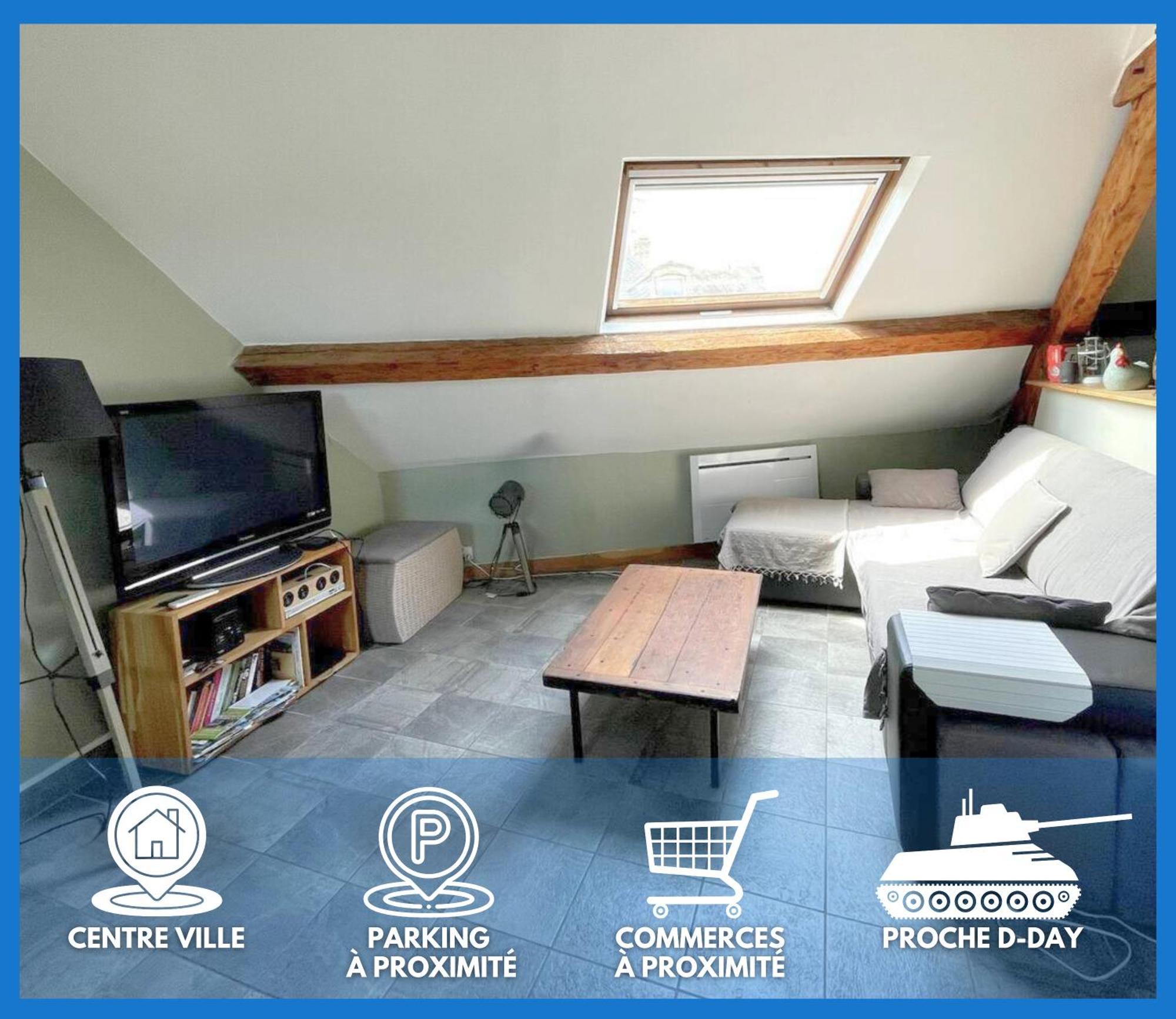 Les Combles De L Aure Grand Studio Cosy Confortable Classe 3 Etoiles Centre Bayeux 2 Mn A Pied Cathedrale Proche Plages Du Debarquement エクステリア 写真